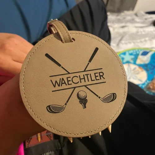 Golf Bag Tag - Personalized Golf Gifts for Men or woman - Custom Golf Accessories photo review