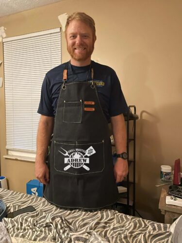 Grill Master Apron, BBQ Apron, Grill Apron, Personalized Apron, Grill Dad Gift, Great Chef, Apron For Men, Barbeque Apron, Grilling Apron photo review