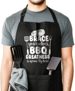 Brace yourselves, BBQ greatness is apron-tly here BBQ Apron